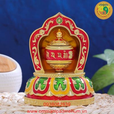 Kinh luân Om Mani Padme Hum nhỏ để bàn